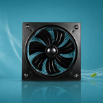 هواکش صنعتی هفت پر ایلکا فلزی ژنیران مدل IEC-35L/B4S,6S,4T سایز 35 سانت